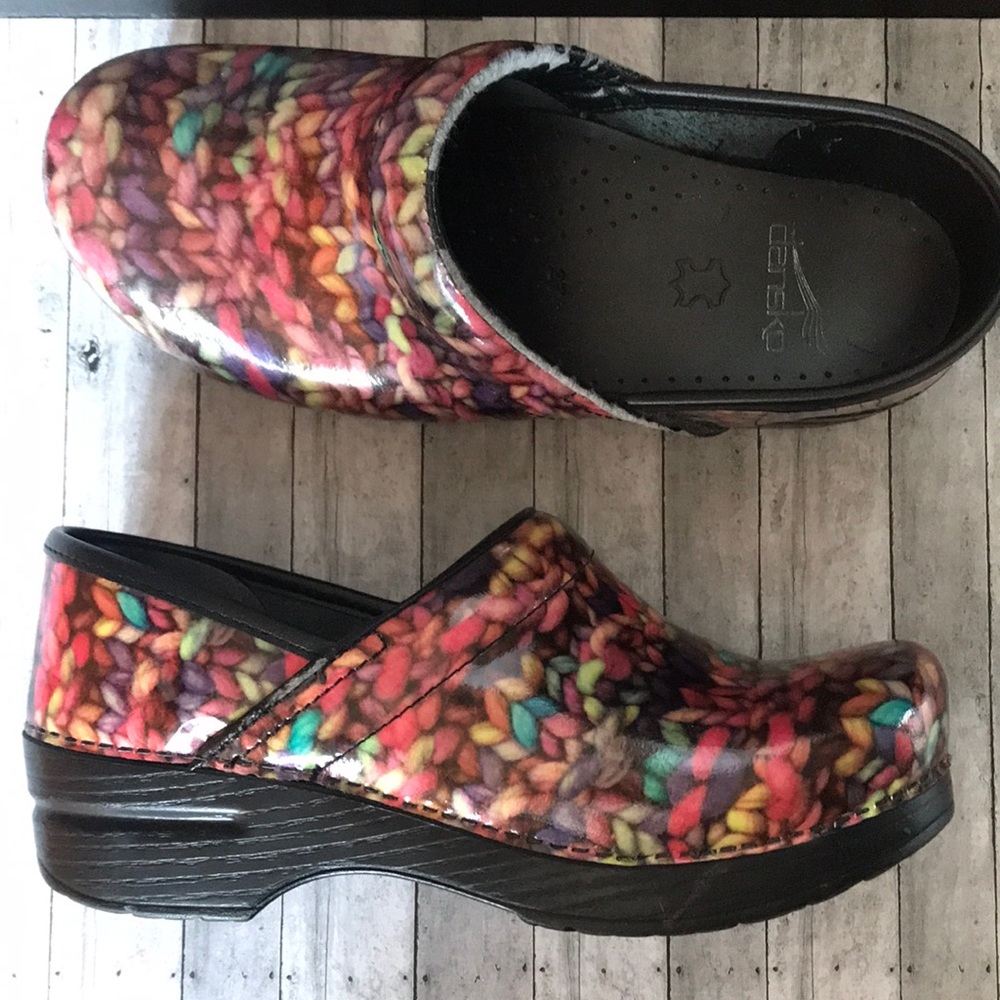 Dansko Professional Leather Mule Clogs size 37